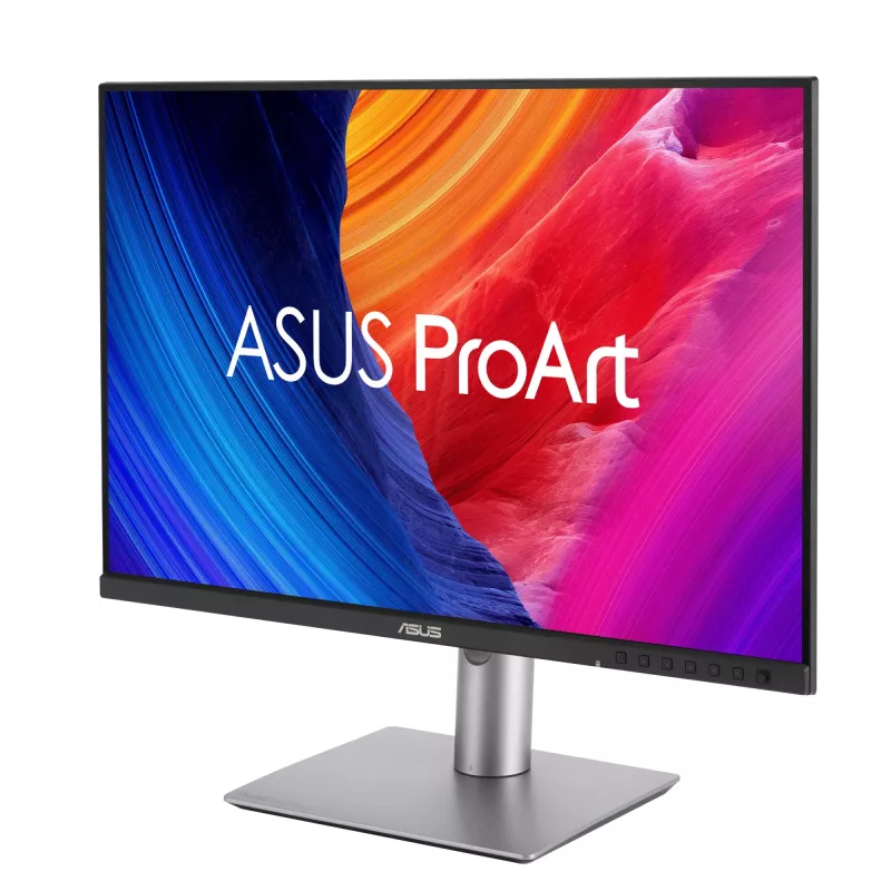 Computer monitor ASUS ProArt PA248QFV 24.1 inch (61.2 cm) WUXGA 1920x1200 IPS LCD, 5 ms, 350 cd/m², USB 3.2 hub, speakers, VESA, silver