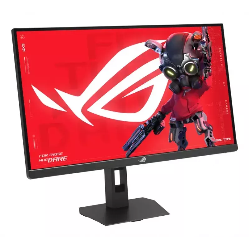 27 inch ASUS ROG Strix XG27JCG gaming monitor — 5K Ultra HD 5120×2880, Fast IPS, 0.3 ms, 350 cd/m², USB 3.2 Gen1, VESA, height adjustable, black