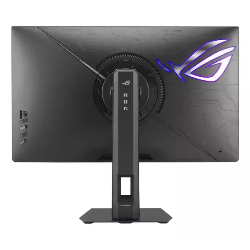 27 inch ASUS ROG Strix XG27JCG gaming monitor — 5K Ultra HD 5120×2880, Fast IPS, 0.3 ms, 350 cd/m², USB 3.2 Gen1, VESA, height adjustable, black