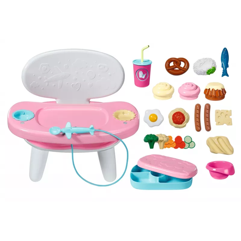 BABY born Lunchtime Table, Doll table, 3 yr(s), Batteries required, Sound effects, Light effects