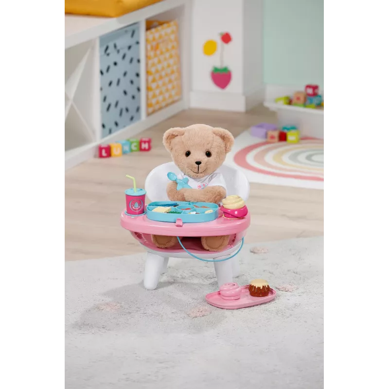 BABY born Lunchtime Table, Doll table, 3 yr(s), Batteries required, Sound effects, Light effects