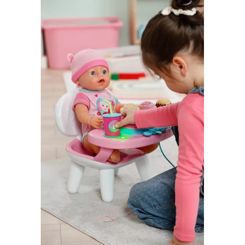 BABY born Lunchtime Table, Doll table, 3 yr(s), Batteries required, Sound effects, Light effects
