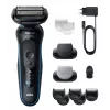 Foil shaver BRAUN Series 5 52-B1650S — 3-blade, Li-Ion battery, wet & dry, trimmer, blue