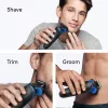 Foil shaver BRAUN Series 5 52-B1650S — 3-blade, Li-Ion battery, wet & dry, trimmer, blue