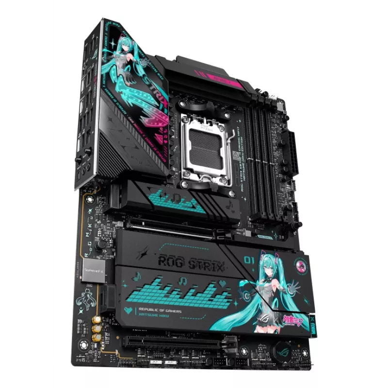 Motherboard ASUS ROG STRIX X870E-H GAMING MIKU WIFI7 ATX for AM5 sockets, DDR5 support