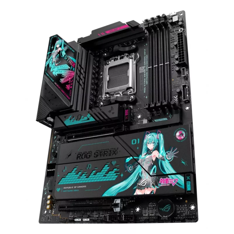 Motherboard ASUS ROG STRIX X870E-H GAMING MIKU WIFI7 ATX for AM5 sockets, DDR5 support