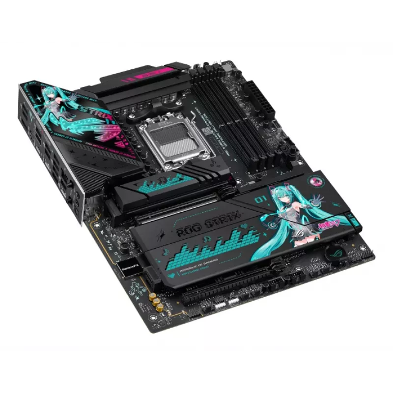 Motherboard ASUS ROG STRIX X870E-H GAMING MIKU WIFI7 ATX for AM5 sockets, DDR5 support