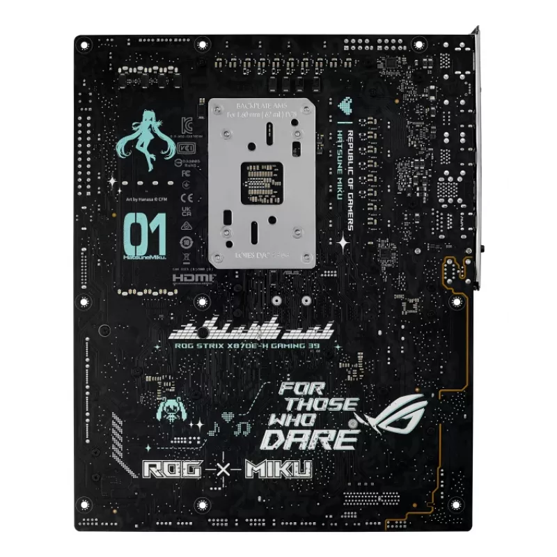 Motherboard ASUS ROG STRIX X870E-H GAMING MIKU WIFI7 ATX for AM5 sockets, DDR5 support
