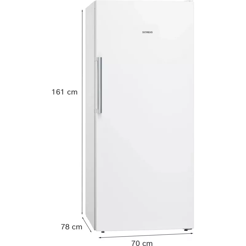 Siemens GS51NAWCV freezer Upright freezer Freestanding 290 L White