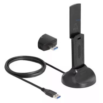 Network Card DeLOCK 12774 WLAN 2402 Mbit/s USB Wi-Fi 6E