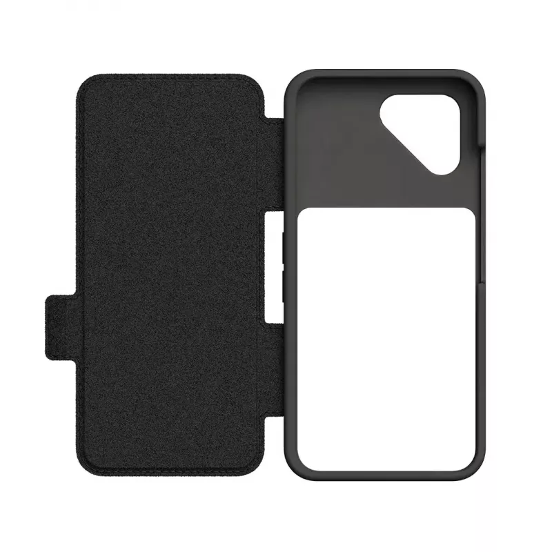 Flip case Fairphone F6FLIP-1ZW-WW1 for Fairphone 6, flip cover for 16 cm (6.31 inch) screen, plastic, black