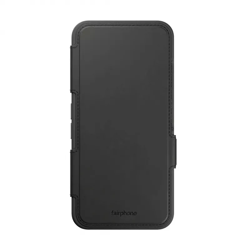Flip case Fairphone F6FLIP-1ZW-WW1 for Fairphone 6, flip cover for 16 cm (6.31 inch) screen, plastic, black