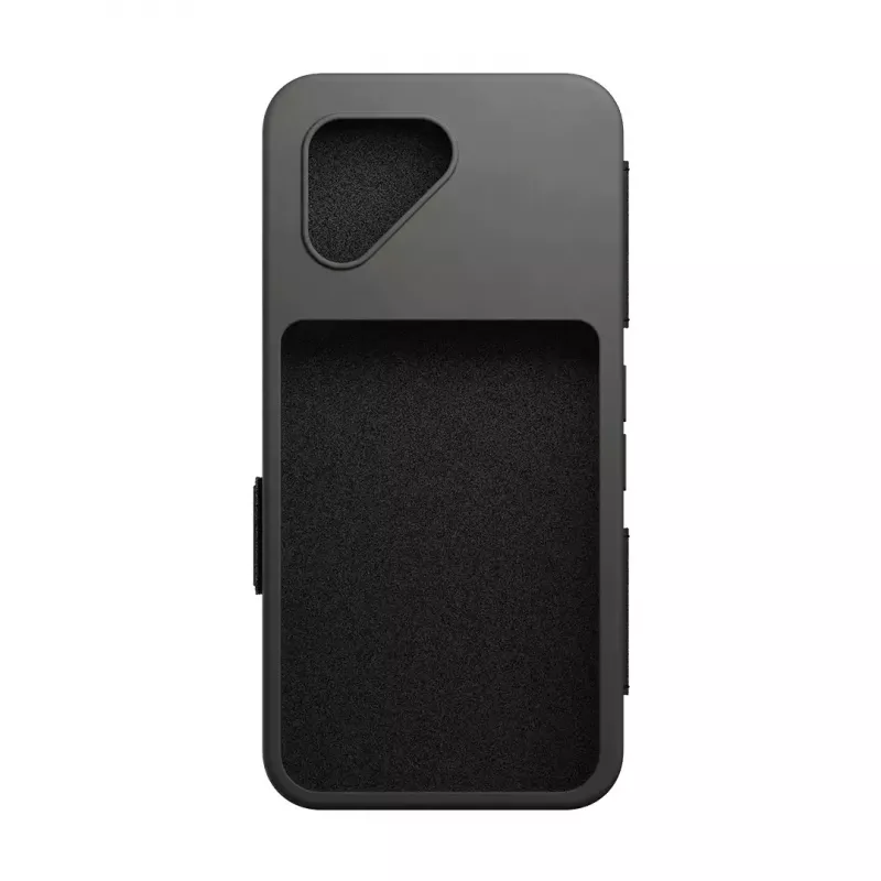 Flip case Fairphone F6FLIP-1ZW-WW1 for Fairphone 6, flip cover for 16 cm (6.31 inch) screen, plastic, black