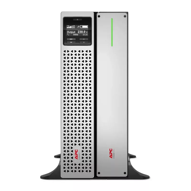 APC Smart-UPS On-Line, 3kVA, Lithium-ion, Rackmount 4U, 230V, 6x C13+2x C19 IEC outlets, SmartSlot, Extended long runtime, Rail kit included