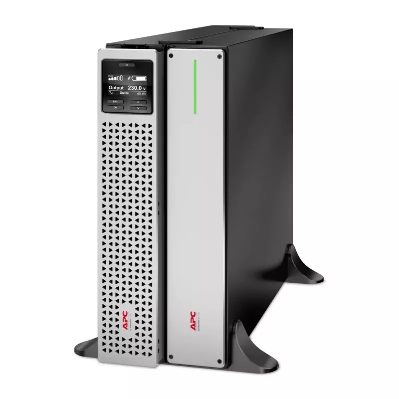 APC Smart-UPS On-Line, 3kVA, Lithium-ion, Rackmount 4U, 230V, 6x C13+2x C19 IEC outlets, SmartSlot, Extended long runtime, Rail kit included