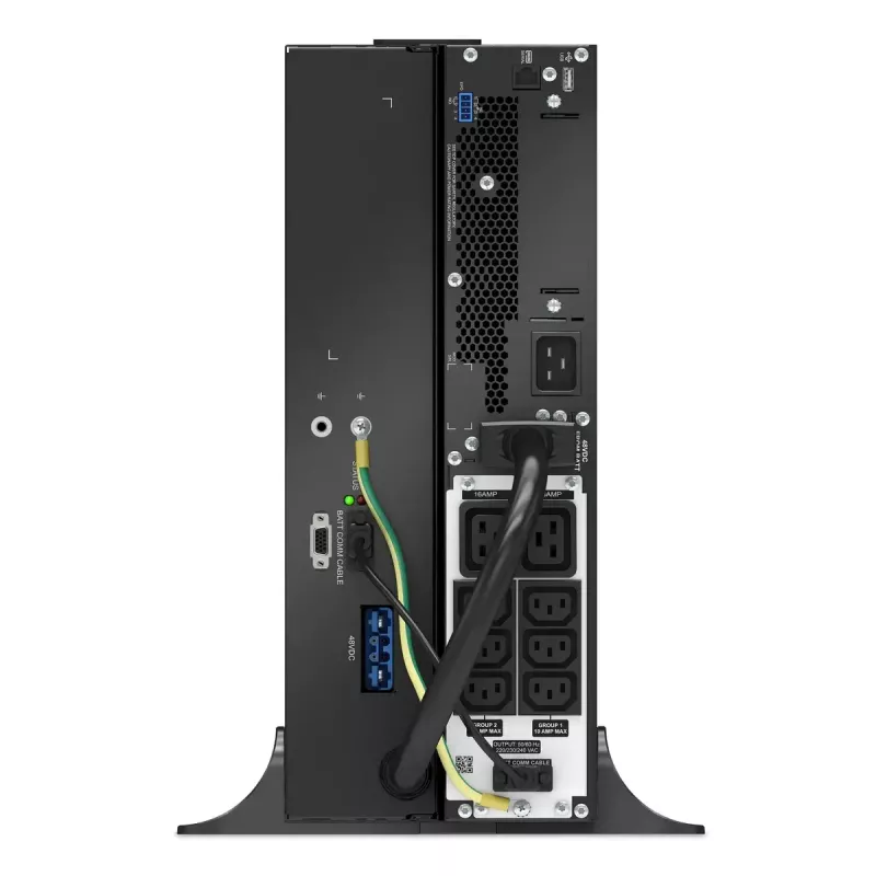 APC Smart-UPS On-Line, 3kVA, Lithium-ion, Rackmount 4U, 230V, 6x C13+2x C19 IEC outlets, SmartSlot, Extended long runtime, Rail kit included