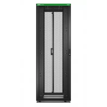 Freestanding server rack APC Easy Rack 48U (black) with roof, castors, feet, 4 brackets, side panels — 2258H x 800W x 1200D mm