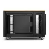APC NetShelter Soundproof, 12U, Server Rack Enclosure, Maple