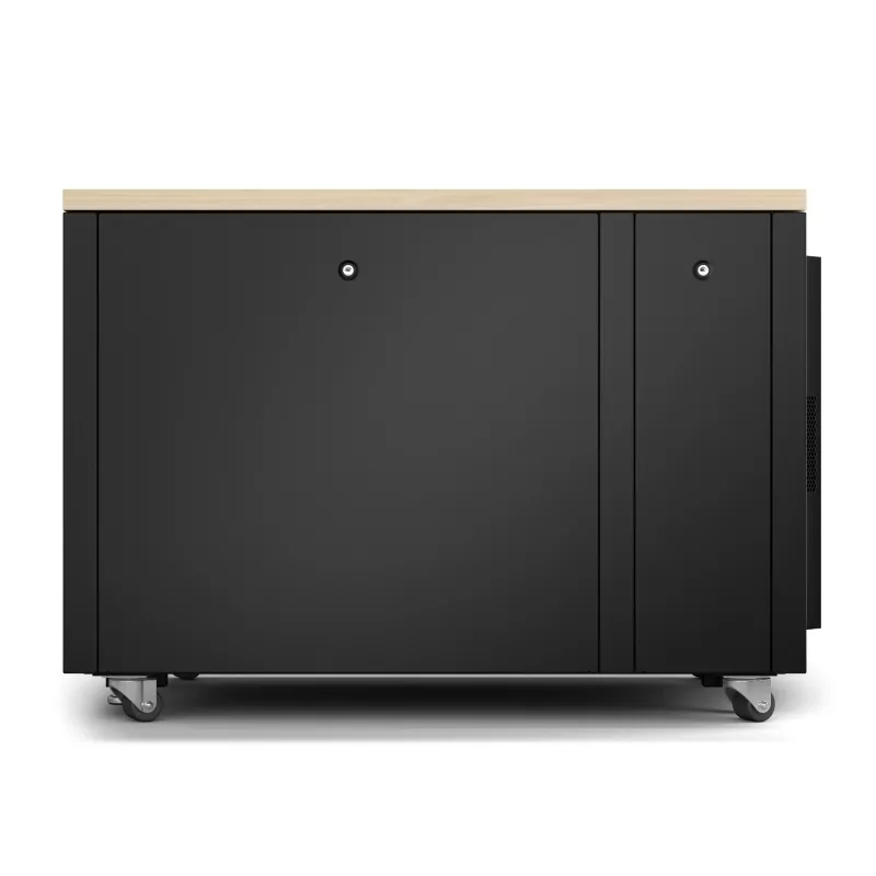 APC NetShelter Soundproof, 12U, Server Rack Enclosure, Maple