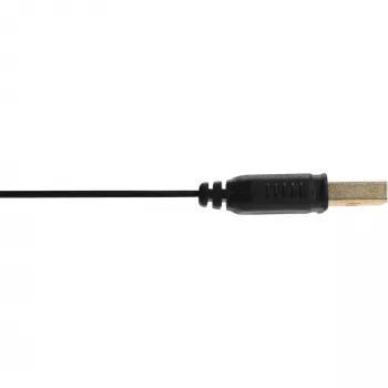 InLine USB 2.0 Flat Cable Type A male / female gold plated black 2m