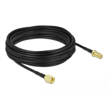 Antenna Cable DeLOCK RP-SMA plug to RP-SMA jack LMR/CFD100 10 m