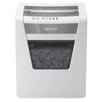 Leitz IQ Office Paper Shredder P4, Cross shredding, 22.3 cm, 4 x 40 mm, 23 L, 225 sheets, 55 dB