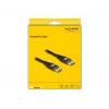 DeLOCK DisplayPort Cable 8K 60 Hz 1 m Black Metal