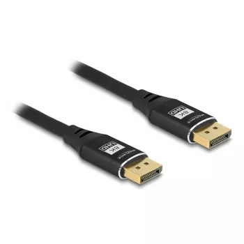 DeLOCK DisplayPort Cable 8K 60 Hz 1 m Black Metal