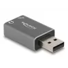 DeLOCK External USB Sound Card USB-A male to 2 x 3.5 mm Stereo