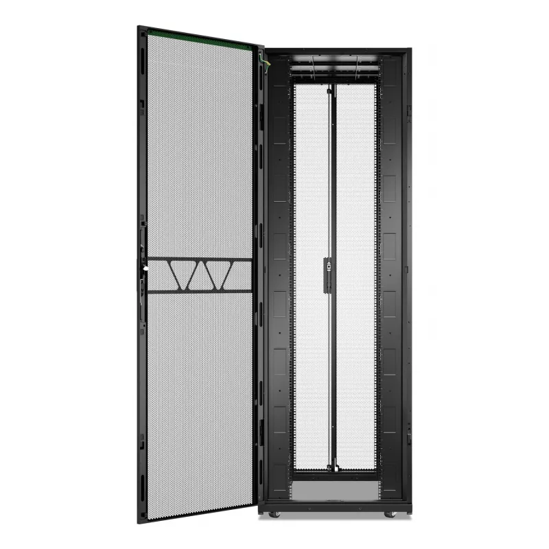 APC NetShelter SX, Server Rack Enclosure, Gen 2, 52U, 2436H x 800W x 1200D mm, with Sides, Black