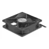 Fan DeLOCK 67302 9.2 cm Black Ball Bearing