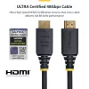 StarTech.com 1m (3ft) Certified Ultra High Speed HDMI Cable, 8K 60Hz/4K 120Hz, HDMI 2.1 Cable with HDR10+ / eARC, 48Gbps, 8K HDMI Cord for Monitor/TV/Display, Flexible TPE Jacket