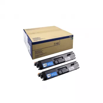 Toner cartridge Brother TN-900CTWIN Cyan 2-pack, laser, yield 12,000 pages