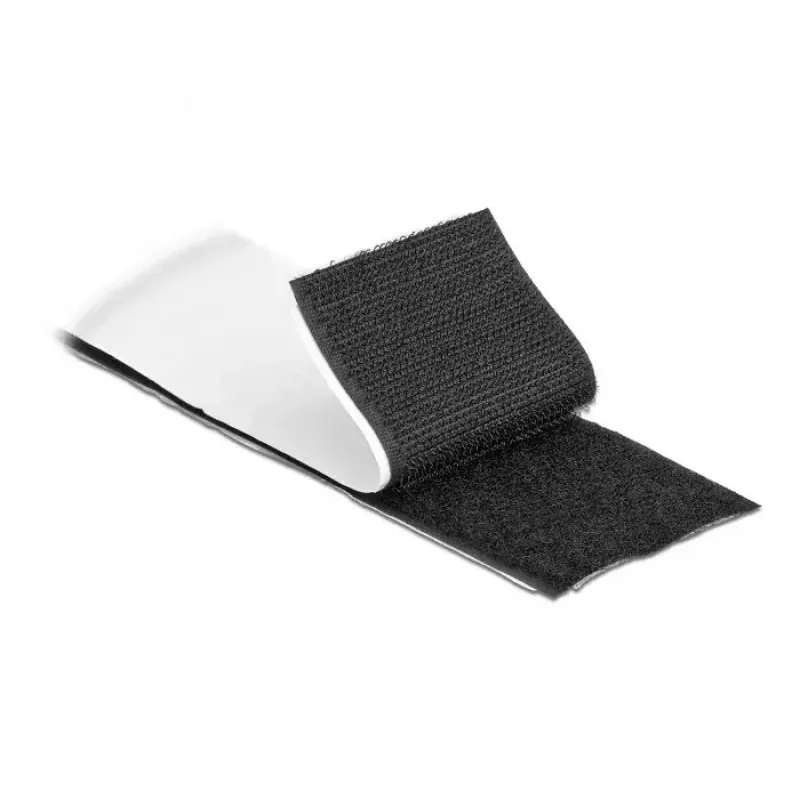 Hook-and-loop tape DeLOCK L 10 m x W 50 mm black