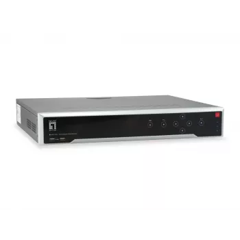 LevelOne GEMINI 16-Channel Network Video Recorder, H.265, 16 channels, 3840 x 2160 pixels, 128 user(s), H.264, H.264+, H.265, MPEG4, Embedded LINUX, 256 Mbit/s