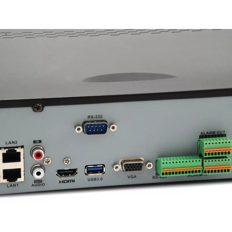 LevelOne GEMINI 16-Channel Network Video Recorder, H.265, 16 channels, 3840 x 2160 pixels, 128 user(s), H.264, H.264+, H.265, MPEG4, Embedded LINUX, 256 Mbit/s