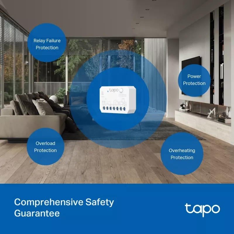 TP-Link TAPO S110E(UN) smart home actuator Switching actuator 7 channels