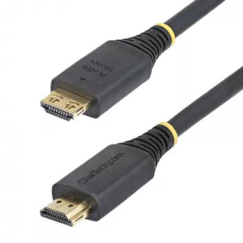 StarTech.com 5m (16ft) High Speed HDMI Cable with Gripping Connectors, 4K 60Hz/1440p 144Hz, HDR10/HDCP 2.2/ARC, 18Gbps, UHD HDMI Cord for TV/Monitor/Display, TPE Jacket