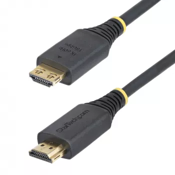StarTech.com 50cm (1.6ft) High Speed HDMI Cable with Gripping Connectors, 4K 60Hz/1440p 144Hz, HDR10/HDCP 2.2/ARC, 18Gbps, UHD HDMI Cord for TV/Monitor/Display, TPE Jacket