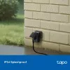 Smart plug TP-Link Tapo P410M — outdoor Wi‑Fi socket, 3680 W, 200–250 V, black