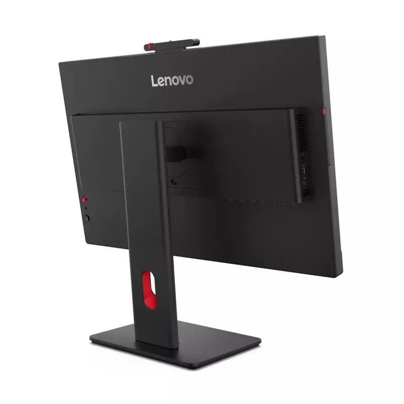 24 inch Lenovo ThinkVision T24-4v IPS LCD monitor, 1920×1080 Full HD, 6 ms, 250 cd/m², built-in speakers, USB hub, VESA, height adjustable, black