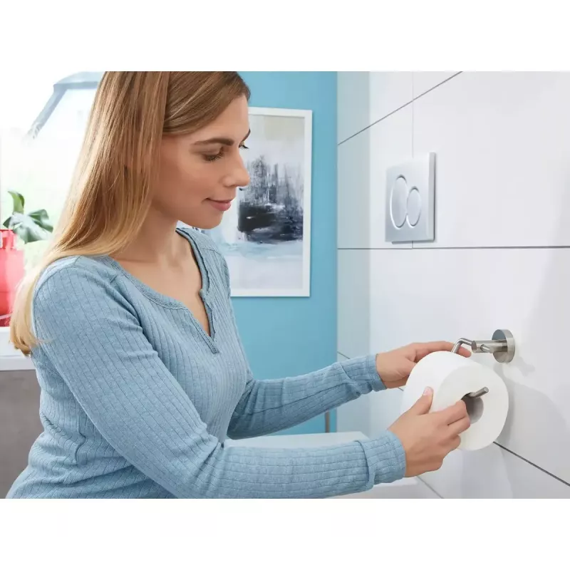 Toilet roll holder Tesa 40301-00000-00 wall-mounted stainless steel 138×50×105 mm