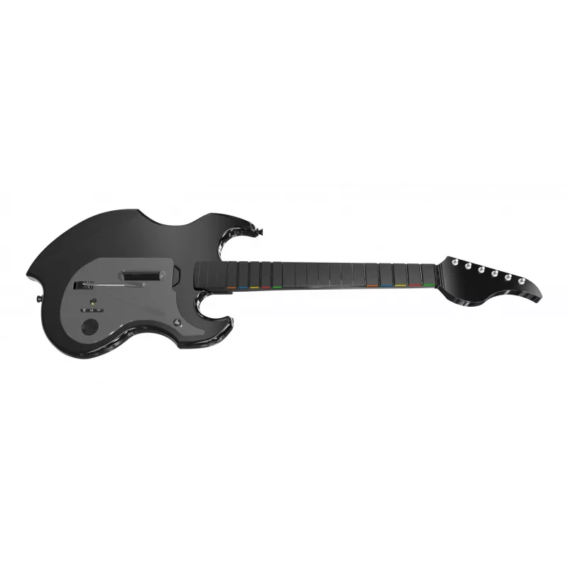 Guitar PDP Riffmaster Black Grey Wireless PC PS4 PS5 36h Battery