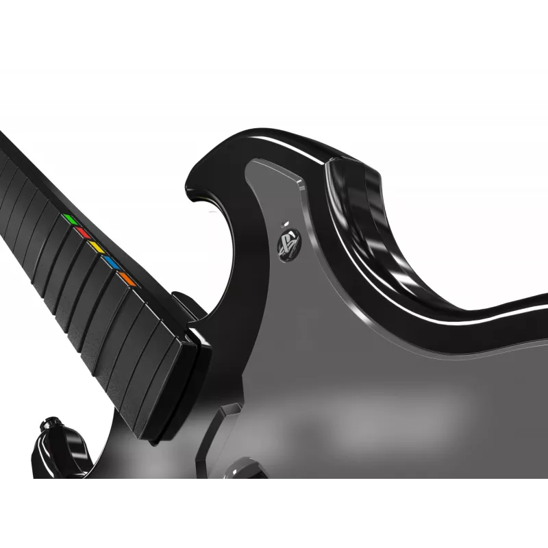 Guitar PDP Riffmaster Black Grey Wireless PC PS4 PS5 36h Battery