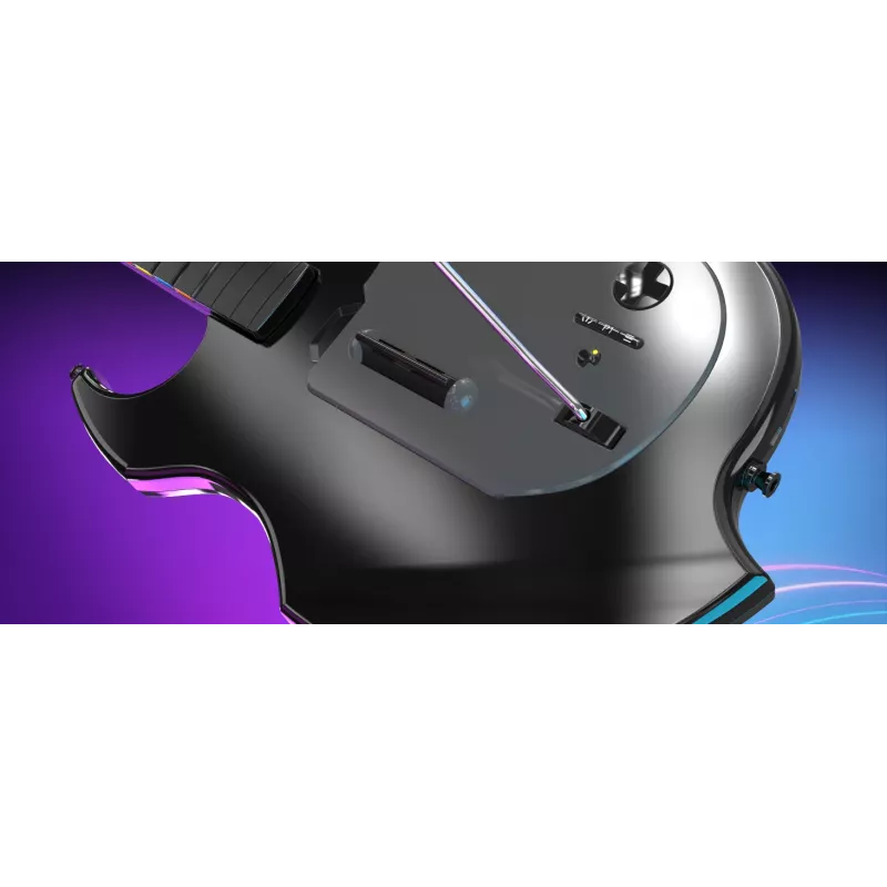 Guitar PDP Riffmaster Black Grey Wireless PC PS4 PS5 36h Battery