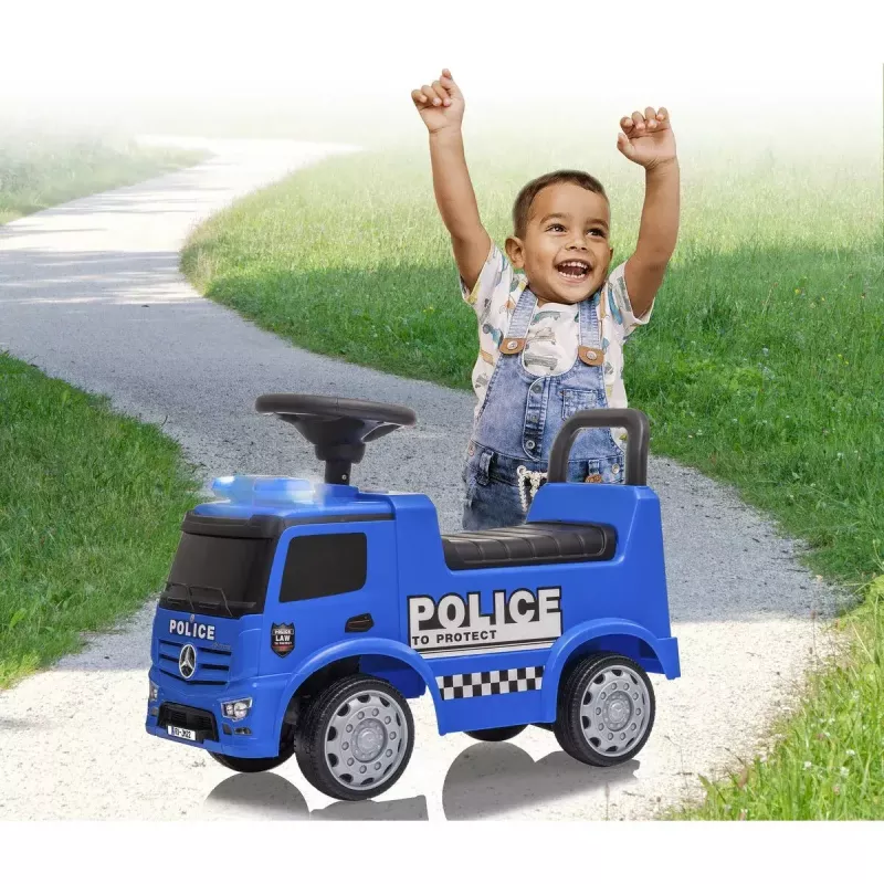 Ride-on car Jamara Mercedes-Benz Antos Police 4 wheels light effects