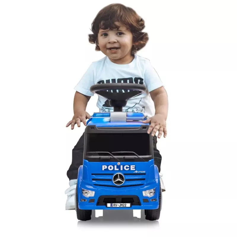 Ride-on car Jamara Mercedes-Benz Antos Police 4 wheels light effects