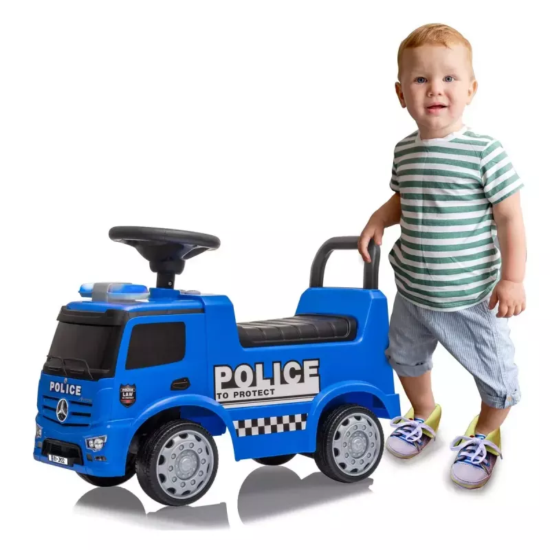 Ride-on car Jamara Mercedes-Benz Antos Police 4 wheels light effects