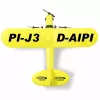 Airplane Jamara Piper J3-CUB Electric engine 150 mAh 106 g
