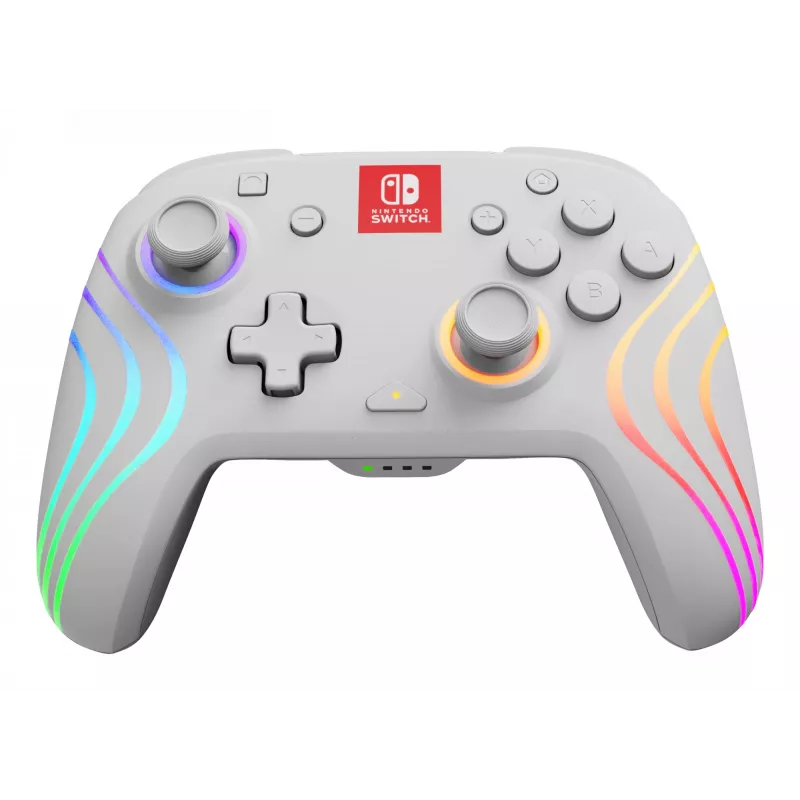 PDP Afterglow Wave White Gamepad Analogue / Digital Nintendo Switch, Nintendo Switch OLED